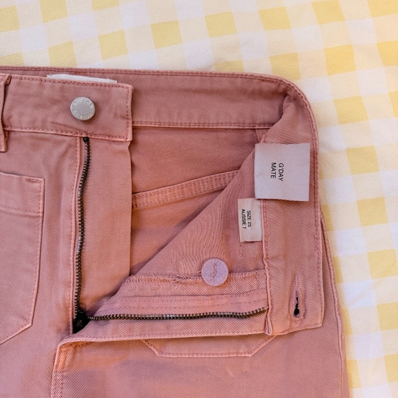 ROLLAS SAILOR WIDE LEG, HIGH WAIST JEANS SIZE 25 AUSSIE 7 - Picture 6 of 15